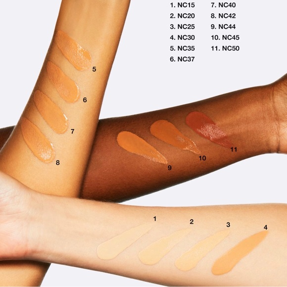 MAC Studios Waterweight SPF~NC30 Light-Med W/Golden Undertone~Luminous~NIB - Picture 5 of 5